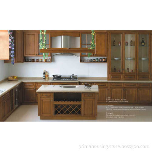 Kitchen Cabinet / Solid Wood Kitchen Cabinet (PR-K50)